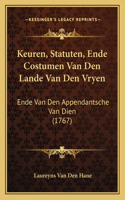 Keuren, Statuten, Ende Costumen Van Den Lande Van Den Vryen