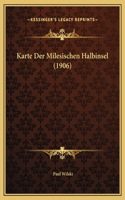 Karte Der Milesischen Halbinsel (1906)
