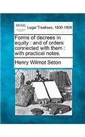 Forms of Decrees in Equity