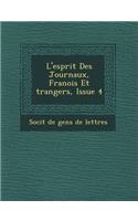 L'Esprit Des Journaux, Fran OIS Et Trangers, Issue 4