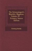 The Entomologist's Monthly Magazine, Volume 29... - Primary Source Edition: (English)
