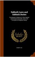 Sabbath Laws and Sabbath Duties