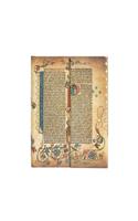 Paperblanks Parabole Gutenberg Bible Hardcover Mini Unlined Wrap Closure 176 Pg 85 GSM