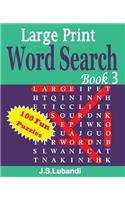 Large Print Word Search Book 3: (3 Large Print Word Search Book 3)