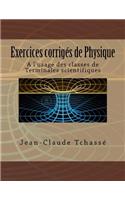 Exercices corrigés de Physique