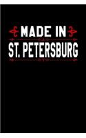 Notizbuch Made in St.Petersburg: Stolz in St.Petersburg geboren zu sein Punkteraster Notizbuch Bullet Journal dotted Din A5 120 dotted Seiten für Frauen und Männer die in St.Petersb