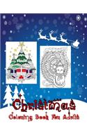 Christmas Coloring Book for Adults: An Adult Coloring Book with Fun Holiday Designs, Detailed Christmas Mandalas, and Relaxing Winter Decorations