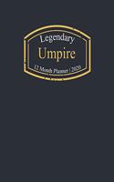 Legendary Umpire, 12 Month Planner 2020