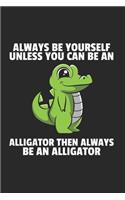 Krokodil Alligator Notizbuch