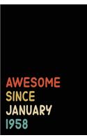 Awesome Since January 1958