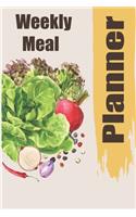 Weekly meal planner: Meal Planning & Grocery List Menu- Food Planners Prep Book Eat Records- Perfect for to Do Lists, Meal Planning, Weekly Diet Prep (120 pages, 6 x9 ''