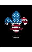 Proud Scout: Dot Grid Notebook, Dotted Journal Pages For Notes, Bullet Planner Or Organizer For Scout Lovers, Scout Law And Camping Enthusiasts, Scouting And Cam