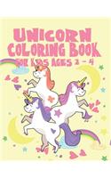 Unicorn Coloring Book for Kids Ages 2-4: Rainbow Unicorns Collection for Kids Coloring and have fun