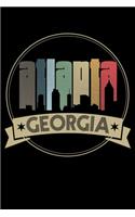 Atlanta Georgia: Guitar Tab Notebook And Music Journal With Blank Sheet Music Tablature For Songs For Atlanta Georgia Lovers And Retro Fans (6 x 9; 120 Pages)