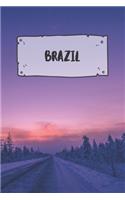 Brazil: Ruled Travel Diary Notebook or Journey Journal - Lined Trip Pocketbook for Men and Women with Lines