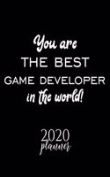You Are The Best Game Developer In The World! 2020 Planner