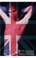 UK British Flag sexy Sir Michael designer creative blank Journal