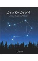 2018-2019 Weekly Academic Planner: 18 Month Calendar Libra Star Constellation, July 2018 - December 2019 Weekly Organizer, 8x10