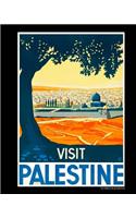 Visit Palestine - Notebook/Journal: 8"x10" College Ruled - 200 Pages