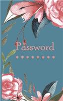 password: Password keeper 5x8". Internet ID Journal, Password organizer book, This Login Password organizer lets you create unique and difficult passwords for