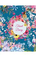 Travel Diary: Beautiful Design, 2019 Calendar Trip Planner, Personal Traveler's Notebook 8.5" X 11" Travel Log, to Do List