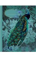 Peacock Composition Notebook
