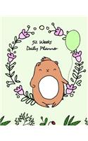 52 Weeks Daily Planner: Schedule Task and Assign for Work Planner and Organizing Your Life