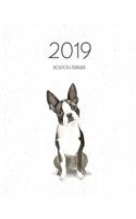 2019 Boston Terrier: Dated Weekly Planner with to Do Notes & Dog Quotes - Boston Terrier(11 Awesome Calendar Planners for Dog Owners)