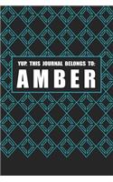 Yup. This Journal Belongs to Amber