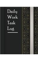 Daily Work Task Log