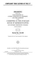 Compulsory video licenses of title 17
