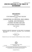 Effective Responses to the Threat of Bioterrorism