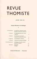 Revue Thomiste - 1/2015