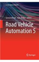 Road Vehicle Automation 5