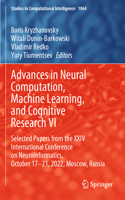 Advances in Neural Computation, Machine Learning, and Cognitive Research VI