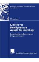 Kontrolle Von Beteiligungen ALS Aufgabe Des Controllings
