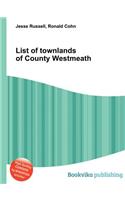 List of Townlands of County Westmeath