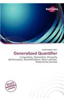 Generalized Quantifier