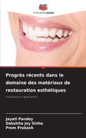 Progrès récents dans le domaine des matériaux de restauration esthétiques