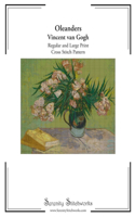 Oleanders Cross Stitch Pattern - Vincent van Gogh
