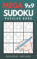 Mega 9x9 SUDOKU Puzzles Book