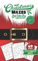 Christmas Mazes for Kids 69 Mazes Difficulty Level Easy