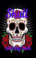 Skull coloring book