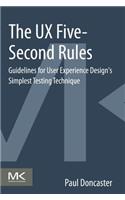 UX Five-Second Rules