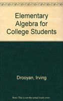 Elementary Algebra for College Students