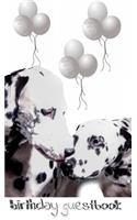 Dalmatian Birthday guest book: Dalmatian Birthday guest book