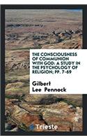 The Consciousness of Communion with God