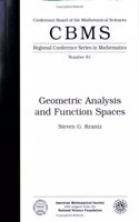 Geometric Analysis and Function Spaces Expository Lectures