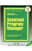 Assistant Program Manager: Passbooks Study Guide