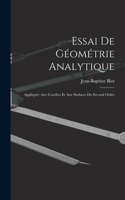 Essai De Géométrie Analytique